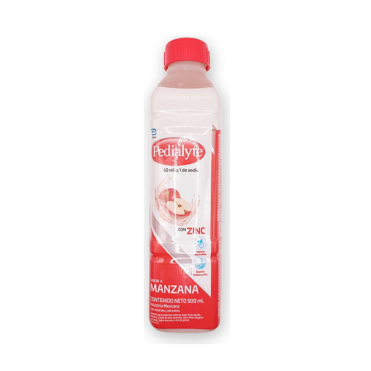 Pedialyte sol manzana) fco. x 500 ml. (manzana)