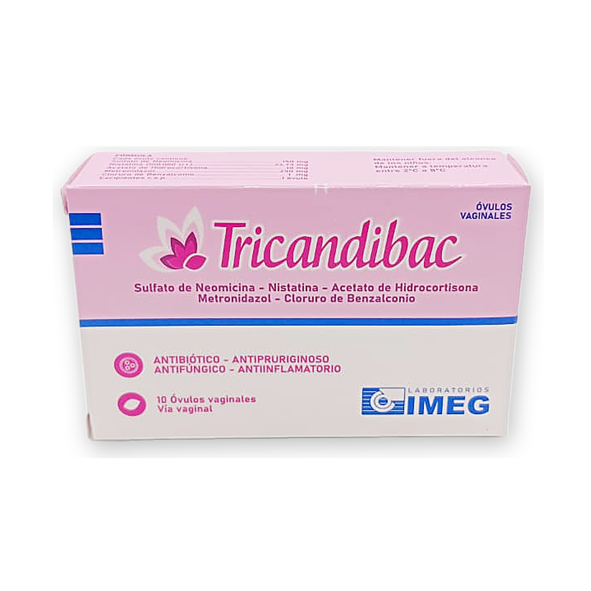 Tricandibac ovulos vaginales caja x 10