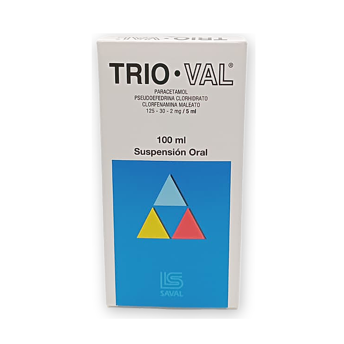 Trio val susp. oral caja fco. x 100 ml.