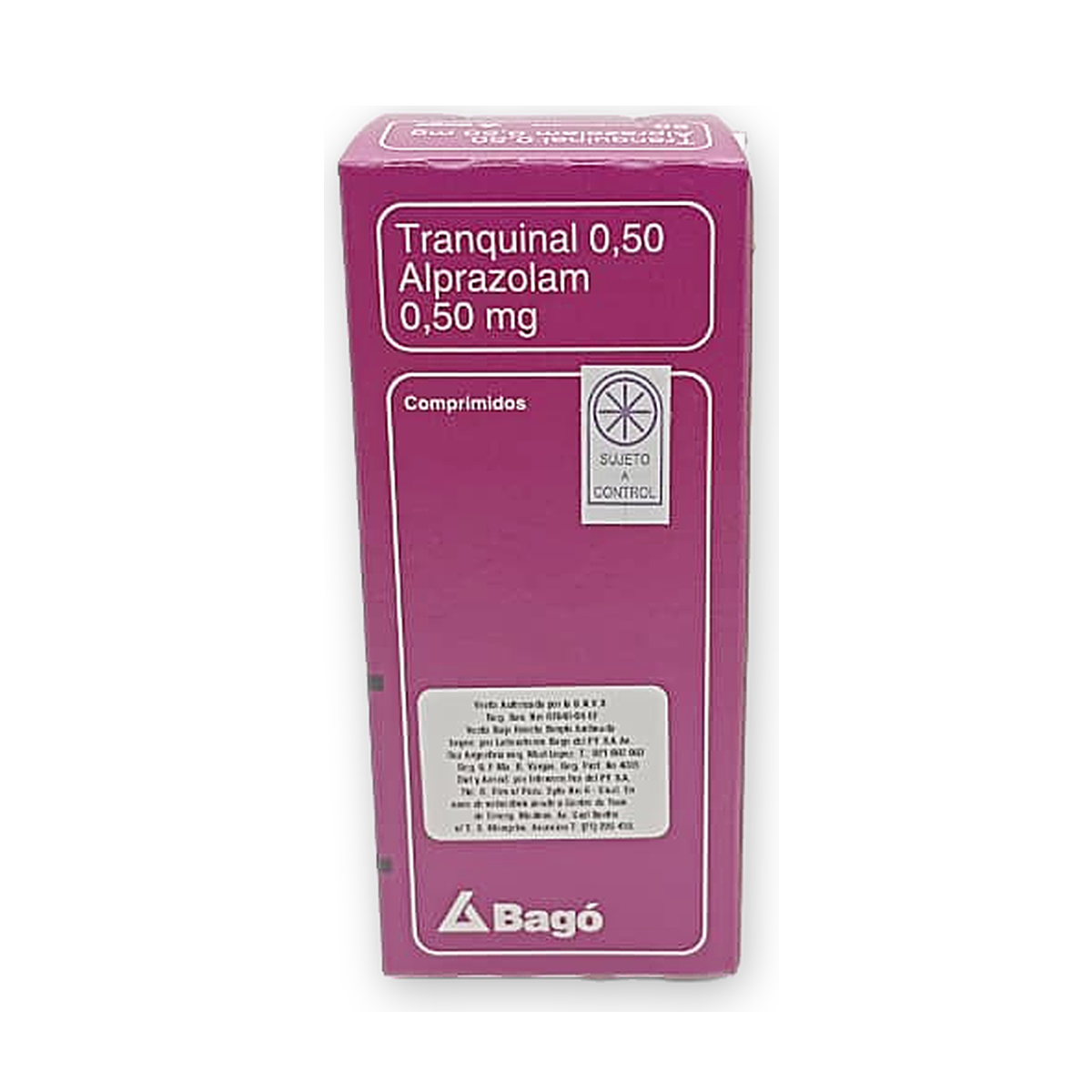 Tranquinal 0,50 mg. comp. caja x 50