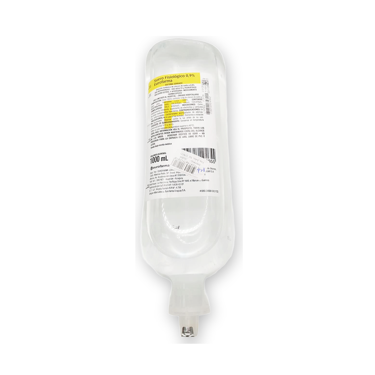 Suero fisiologico vioser fco. x 1.000 ml.