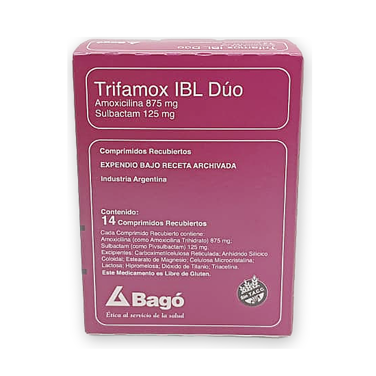 Trifamox ibl duo comp. caja x 14