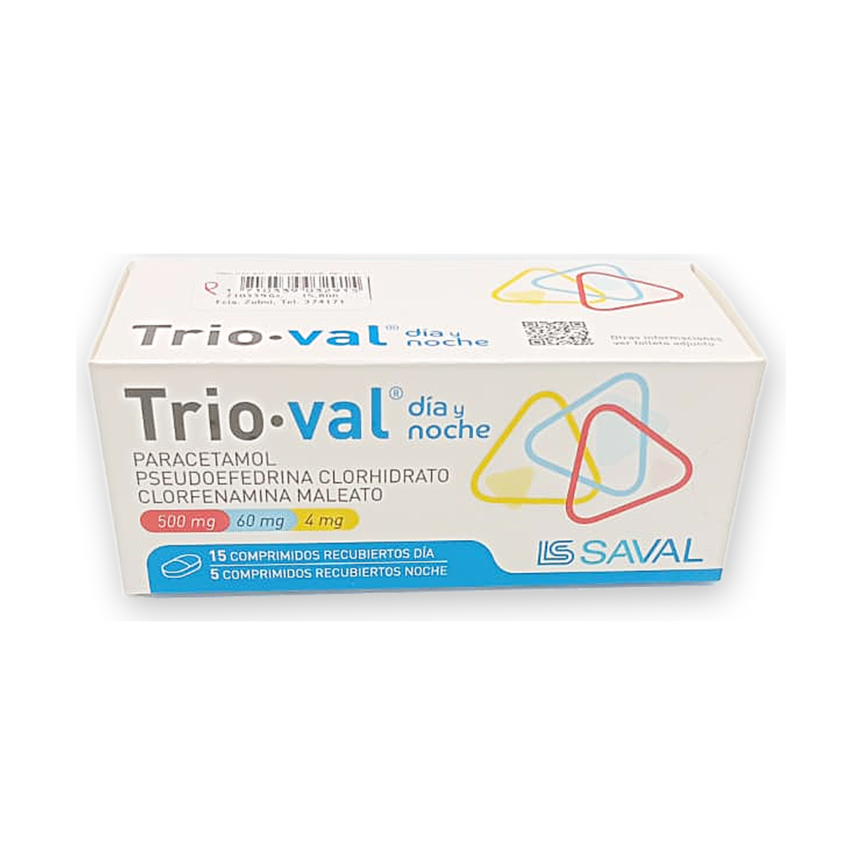 Trio val dia y noche comp. rec. caja x 80 (60 blanco/dia y 2
