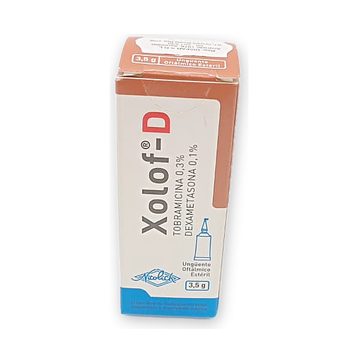 Xolof d ung. oft. caja pomo x 3,5 g.