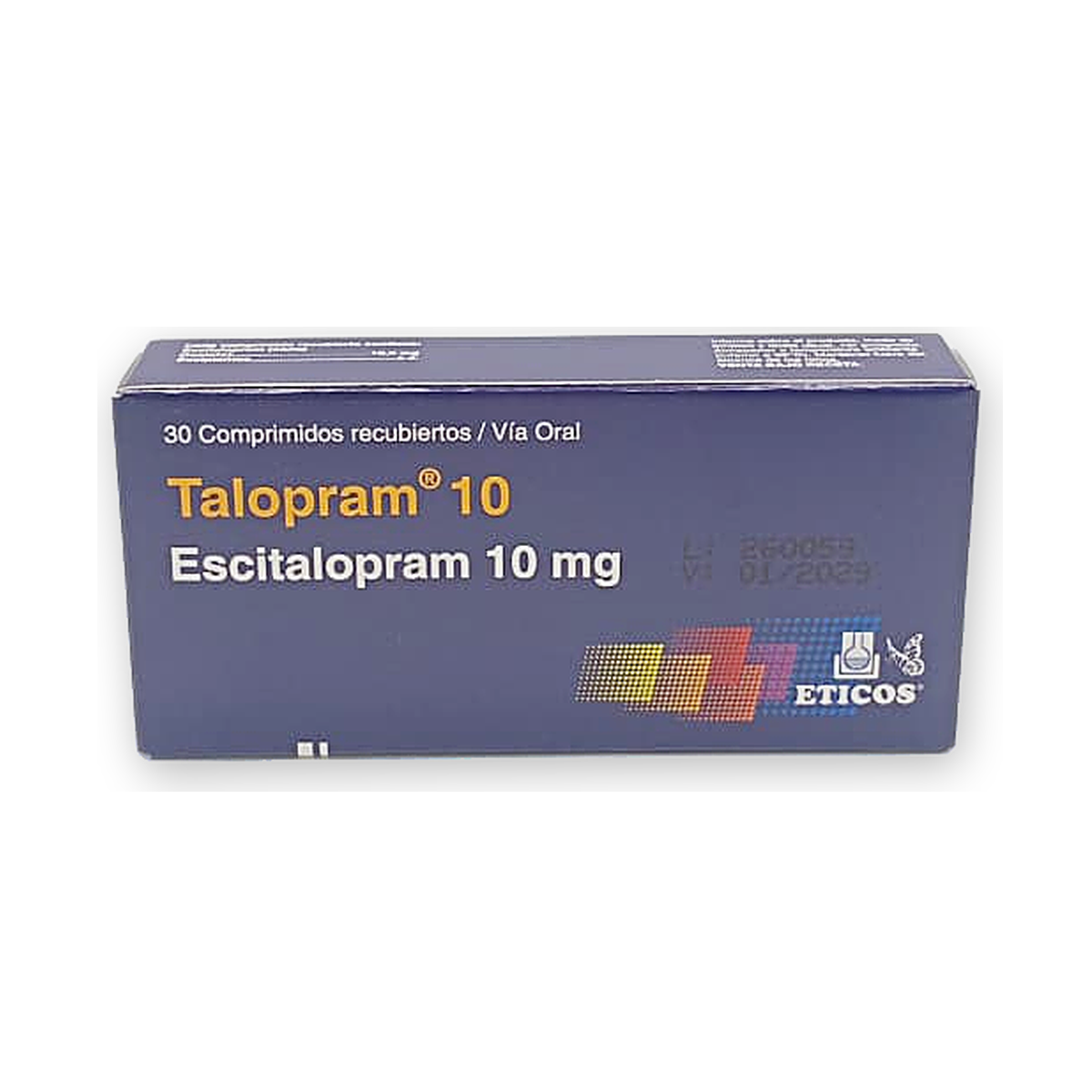 Talopram 10 comp. rec. caja x 30