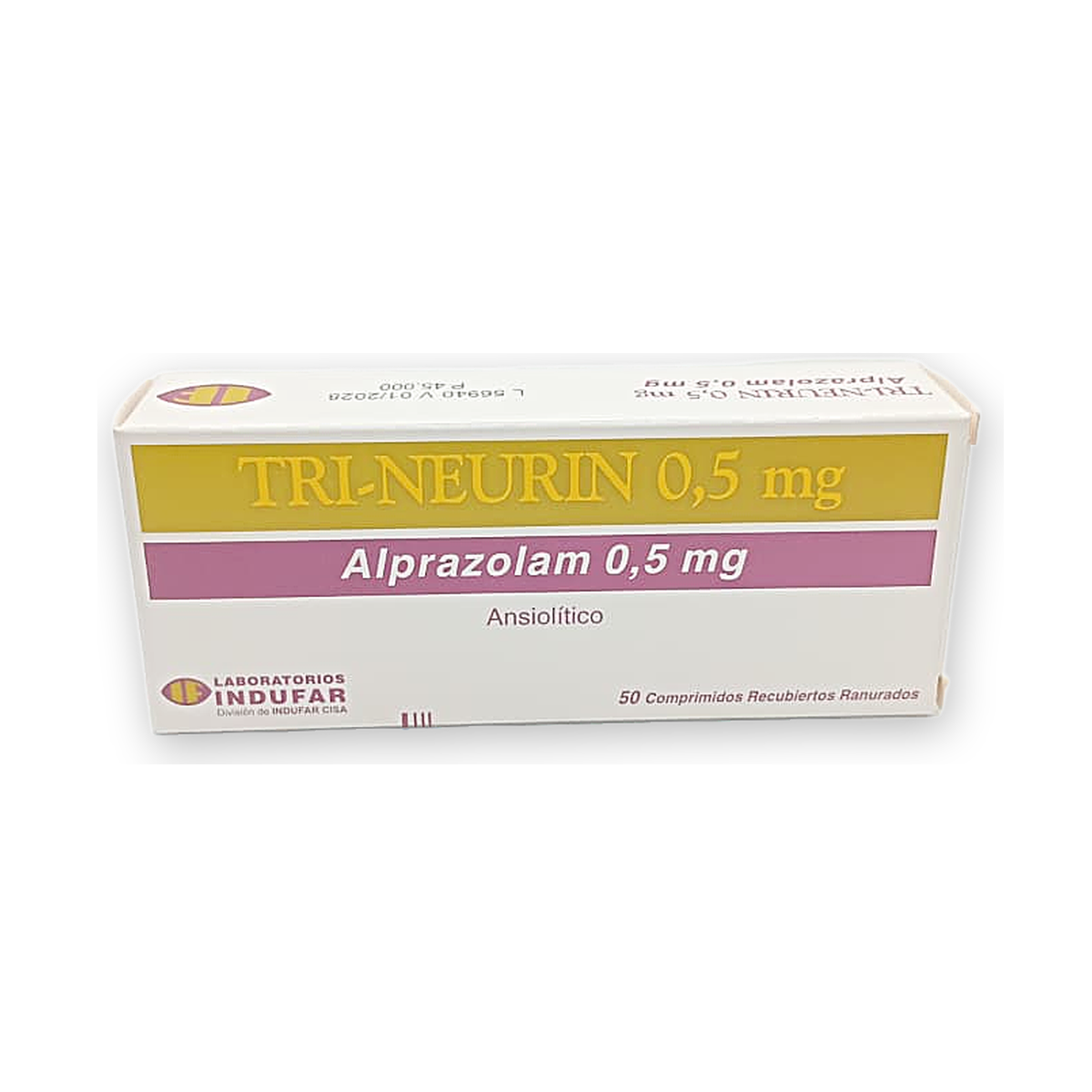 Tri-neurin 0,5 mg. comp. ran. rev. caja x 50