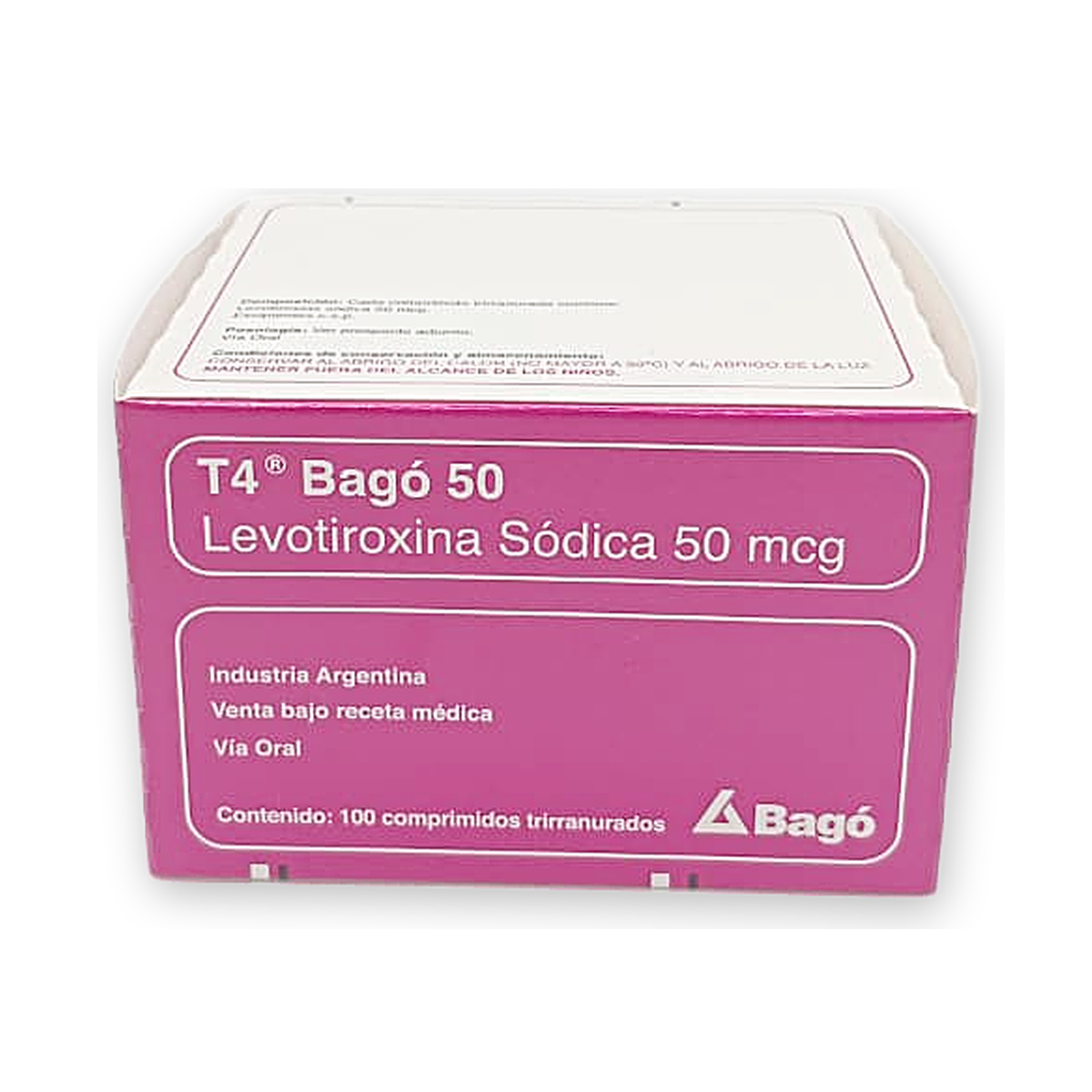 T4 bago 50 comp. trirranu. caja x 100