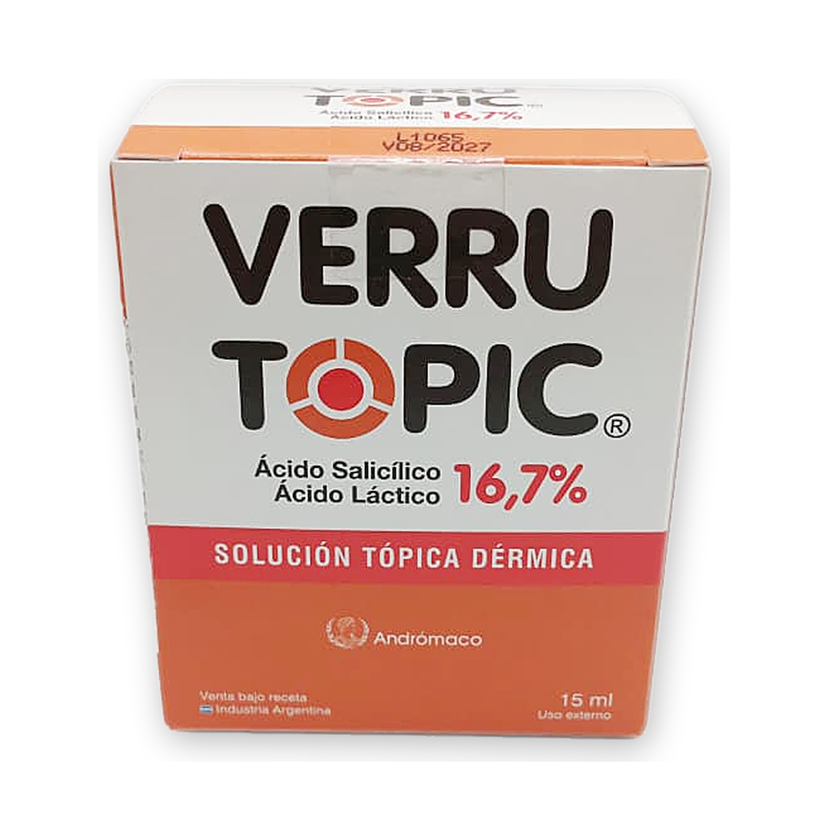 Verrutopic sol. caja fco. x 15 ml.