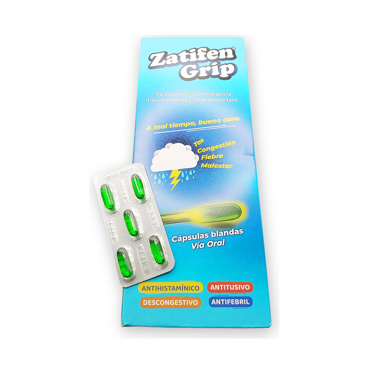 Zatifen grip caps. blan. exhib. x 25 blist. x 5
