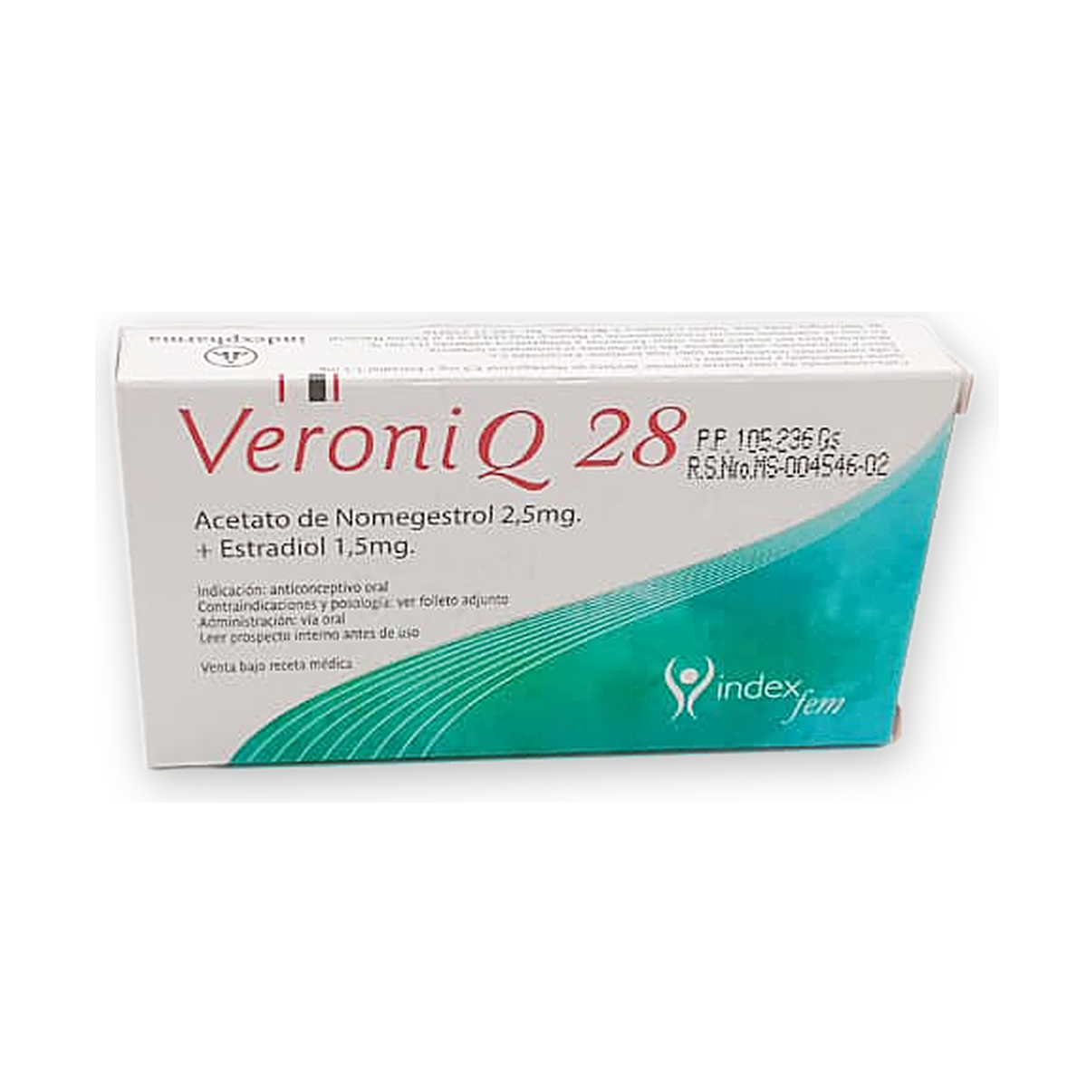 Veroniq 28 comp. rec. caja x 28
