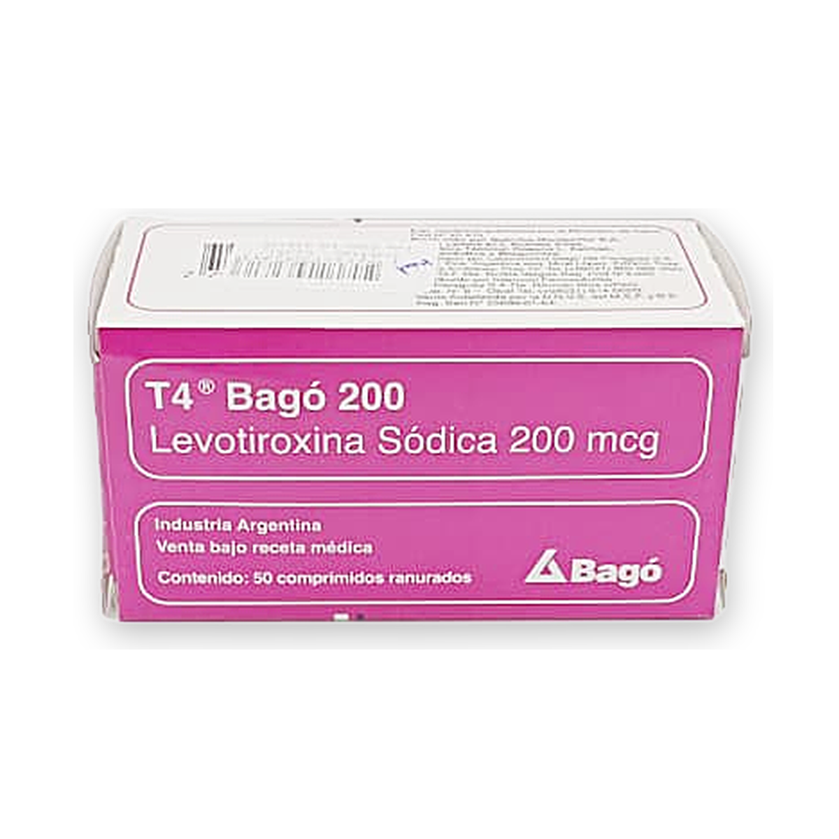 T4 bago 200 comp. rec. caja x 50