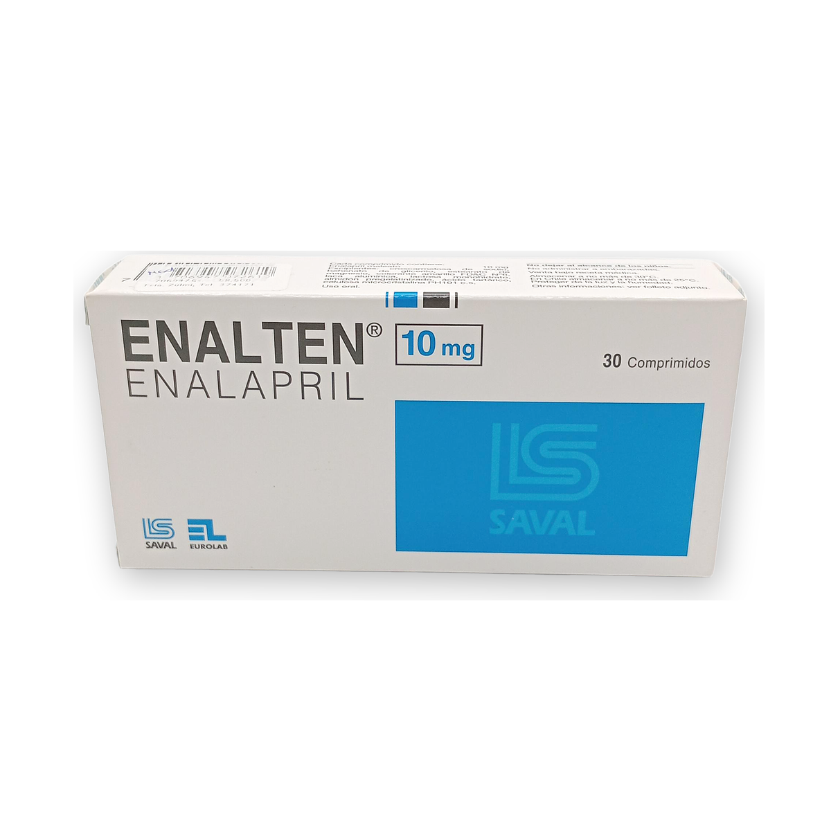 Enalten 10 mg. comp. caja x 30