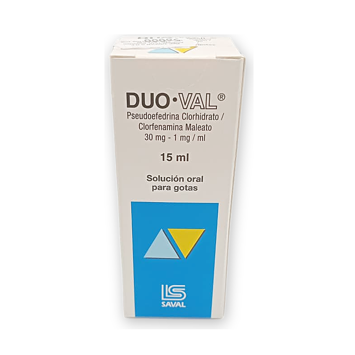 Duoval sol. gotas oral caja fco. x 15 ml.