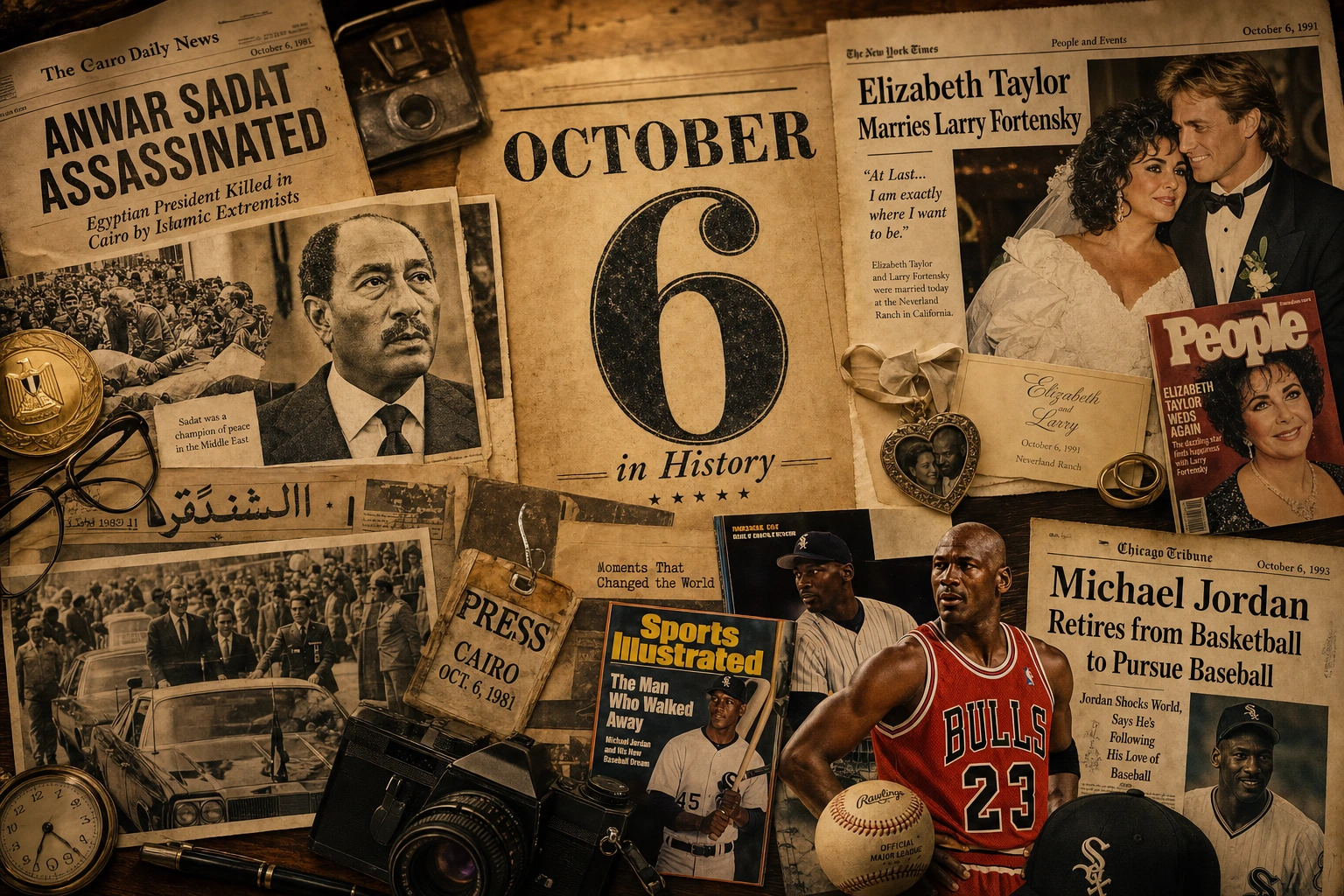 October 6: Triumphs, Tragedies, and Timeless Unions