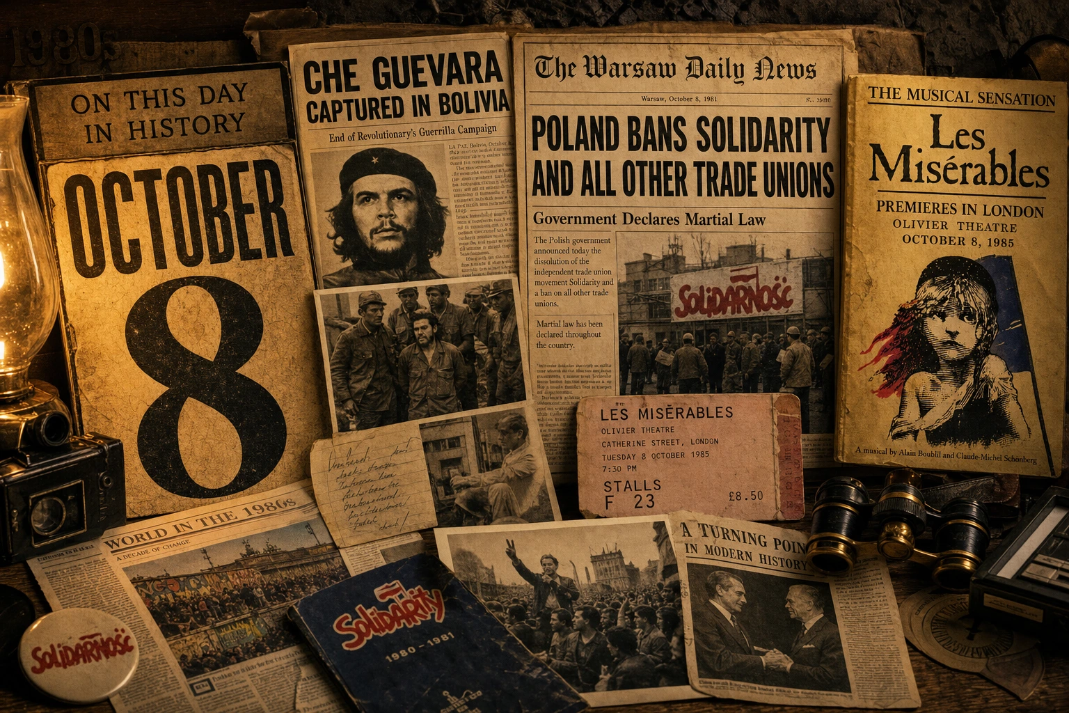 October 8: Struggles, Captures, and Celebrated Triumphs