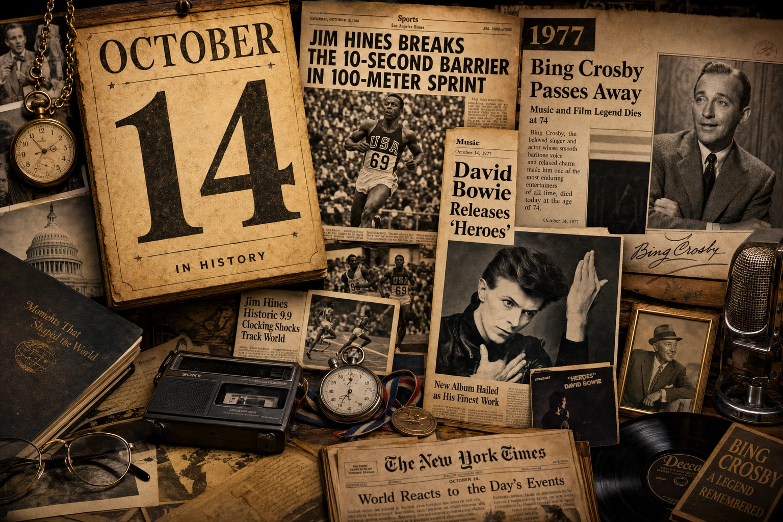 October 14: Legends Launched and Legacies Lost