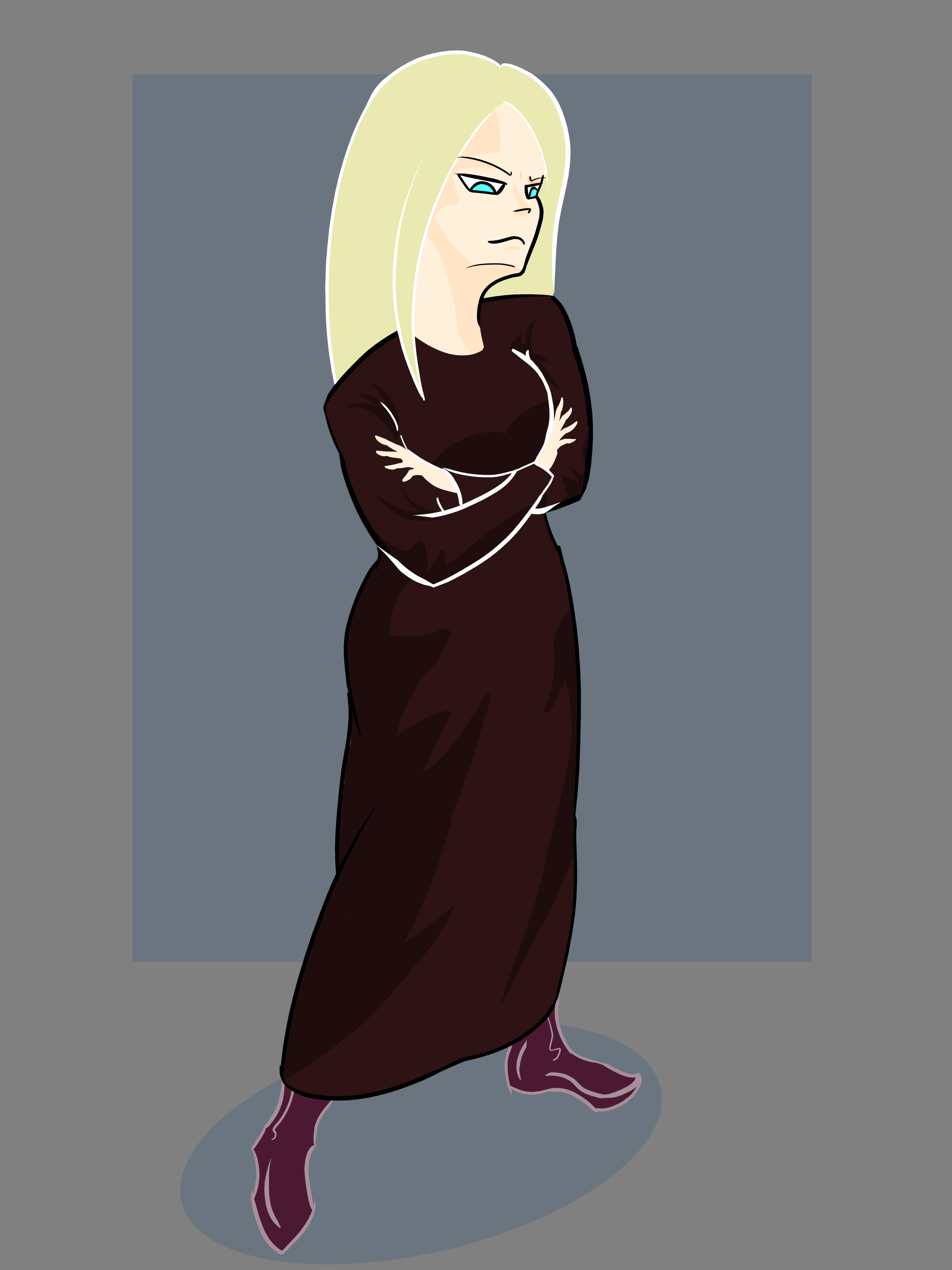 Virgo in robes