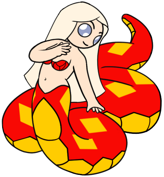 Llamia Virgo puppet style