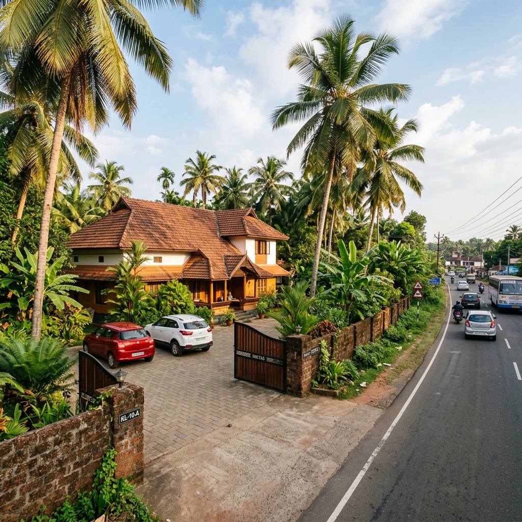Nair Residence Compound Parking