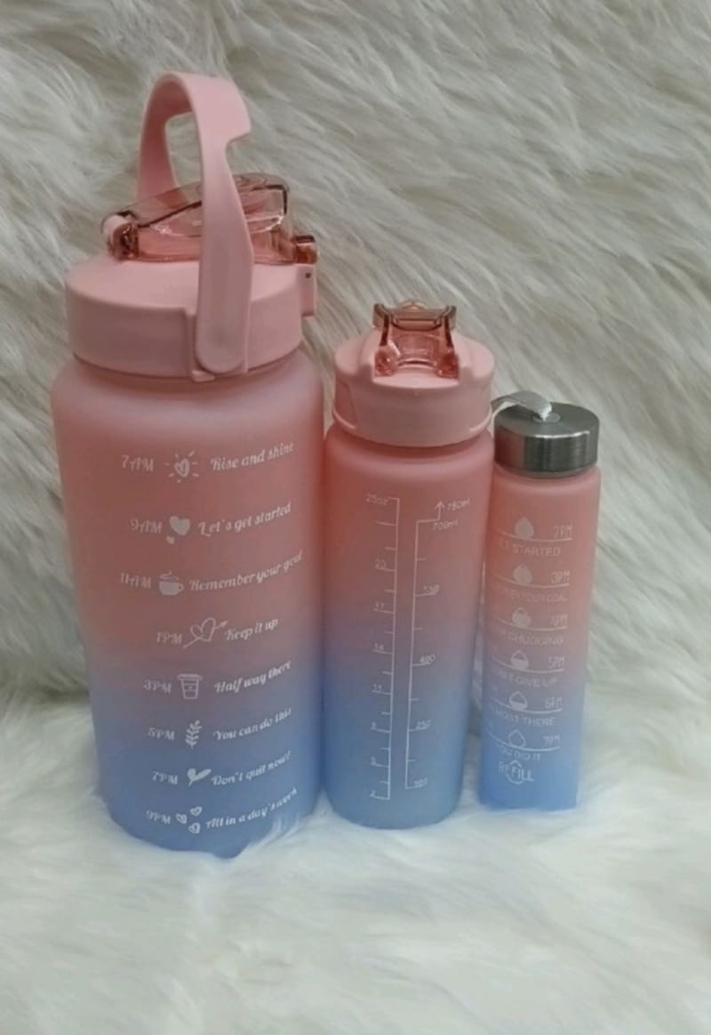 Motivational water bottles