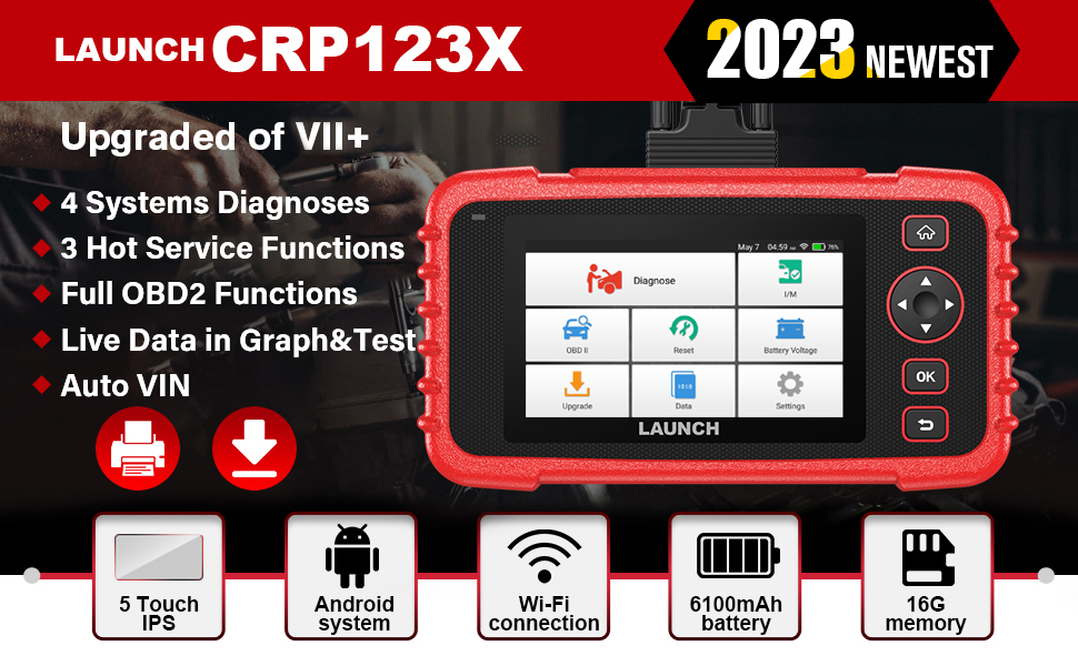 Lancer CRP123X Elite OBD2 Scanner Voiture Diagnostic Senegal
