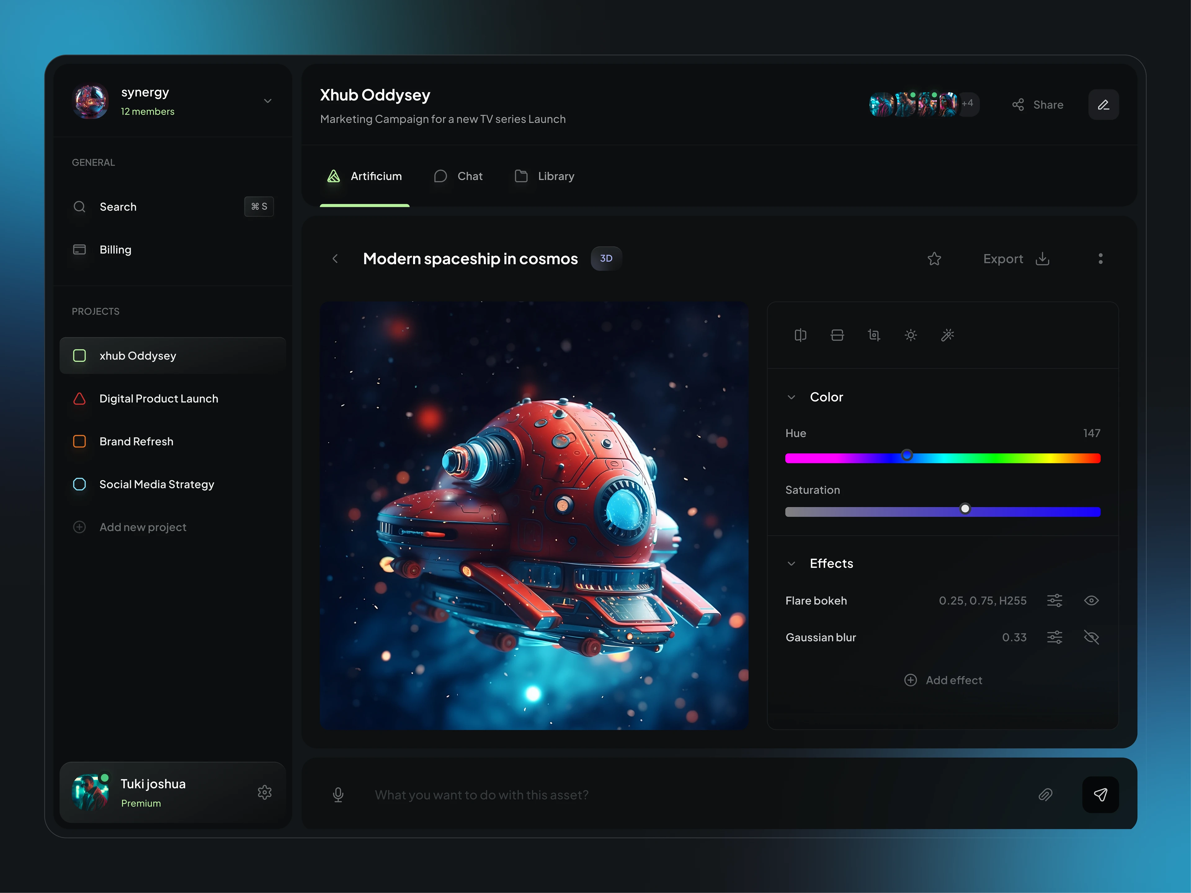 AI dashboard creator