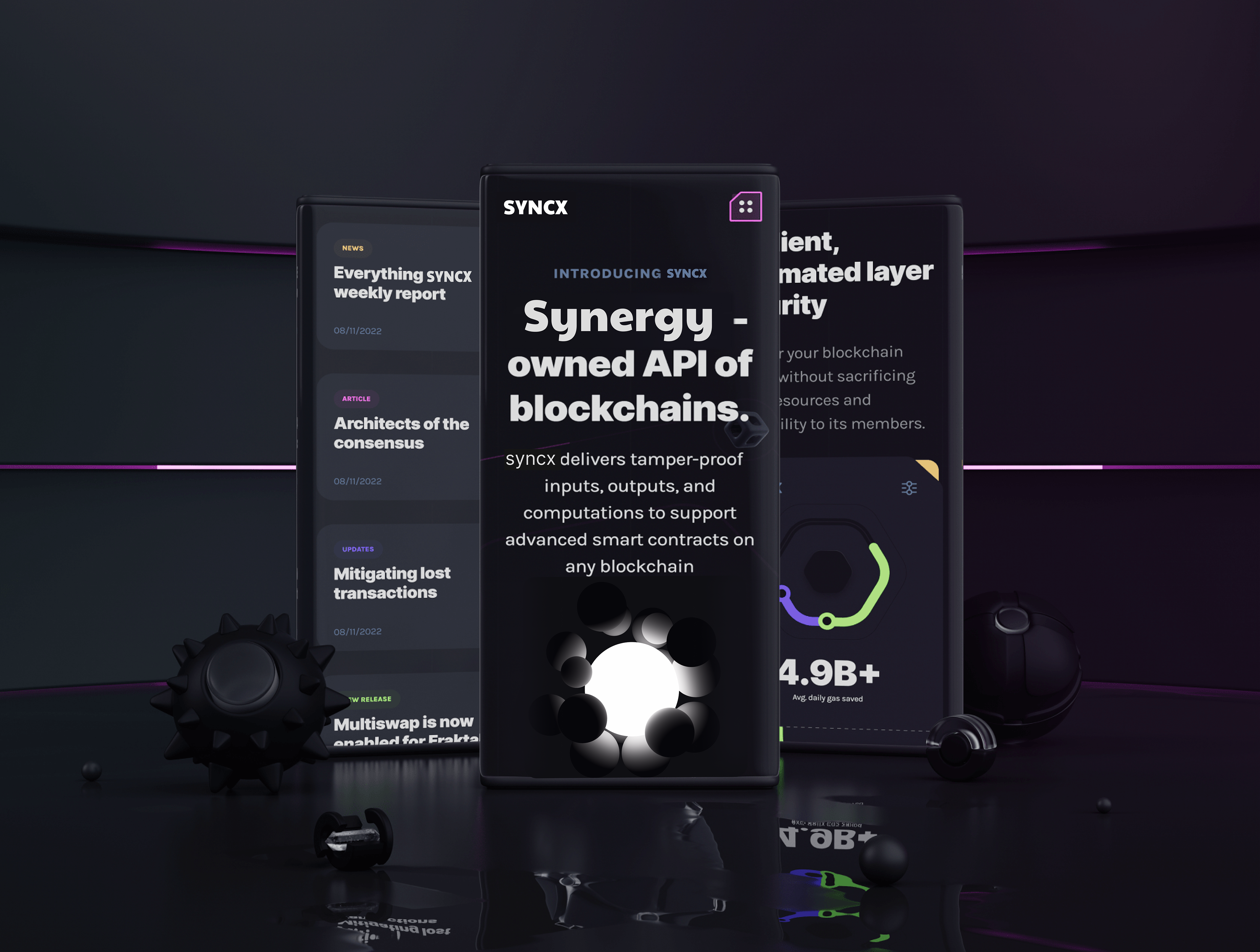 Syncx mobile website
