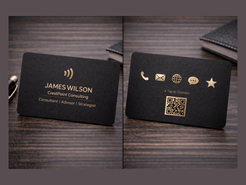 Premium NFC + QR Profile Card (Personal / Business)