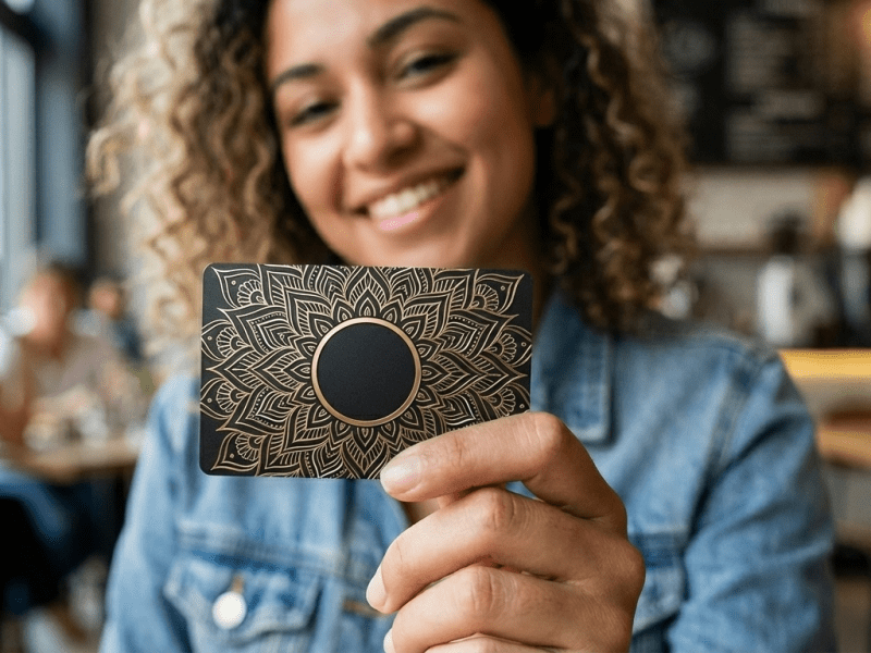 NFC + QR Profile Card (Front & Back)