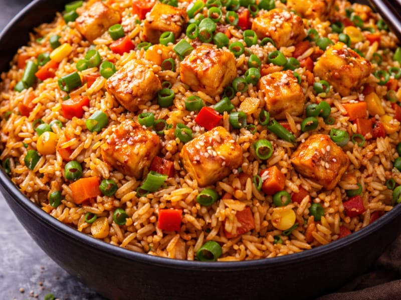 Panner Schezwan Noodles