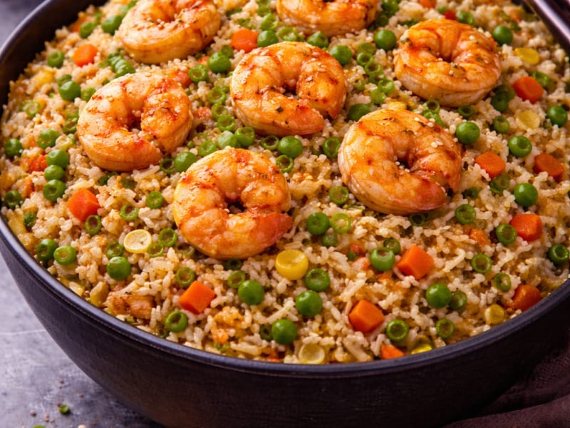 Shrimp fried rice