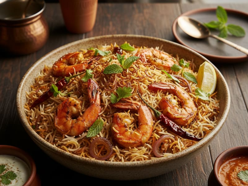 Prawn Biryani