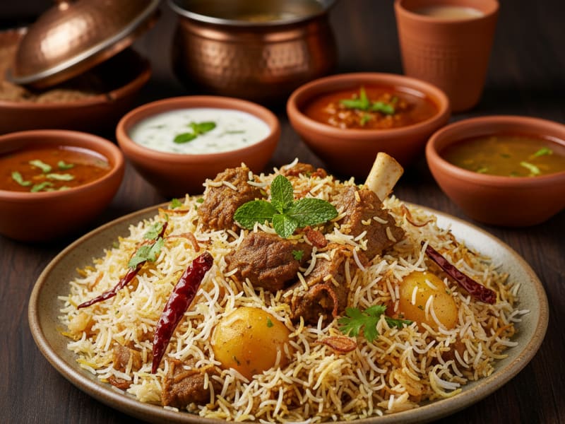 Mutton Dum Biryani