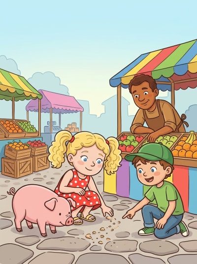 Eliza and the Great Piggy Hunt