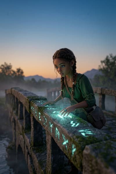 The Mystery of the Glowing Marks