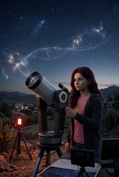 Alla's Stargazing Discovery