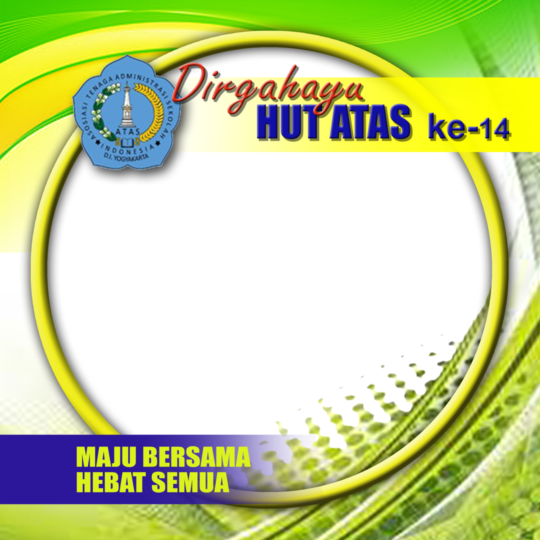 Gambar Twibbon HUT ATAS 14 DIY Terkini buatan Puguh Kurniawan