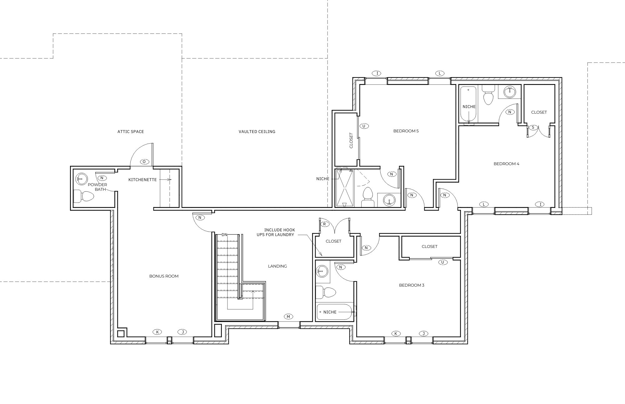 Second Floor plan for 14713 Autumn Ridge Ln, Jones, OK 73049
