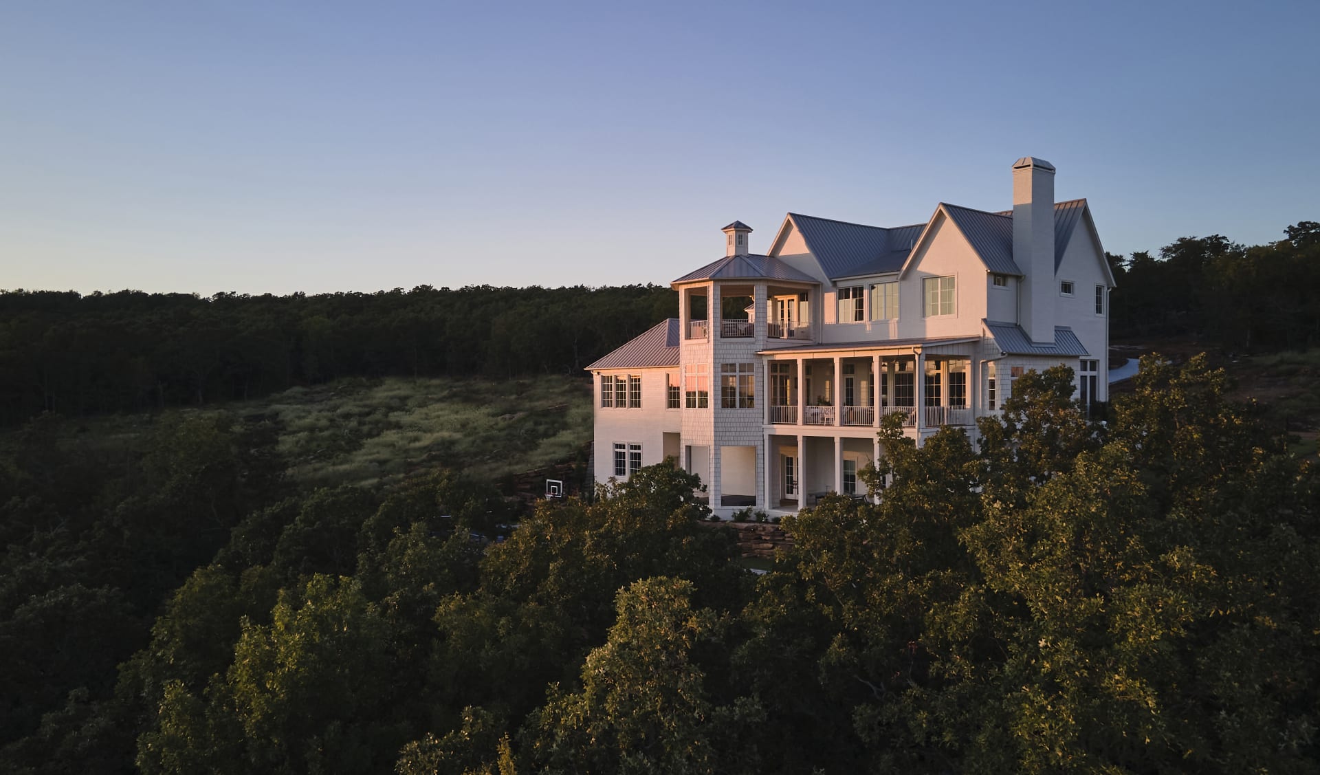 Luxury custom home exterior - Odom Custom Homes Oklahoma premier residence