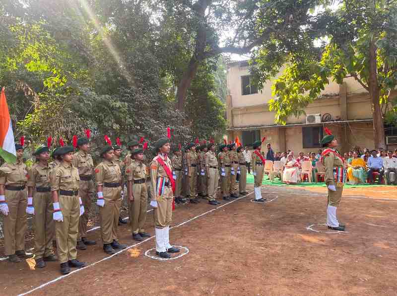 NCC Parade at Alwardas Degree College