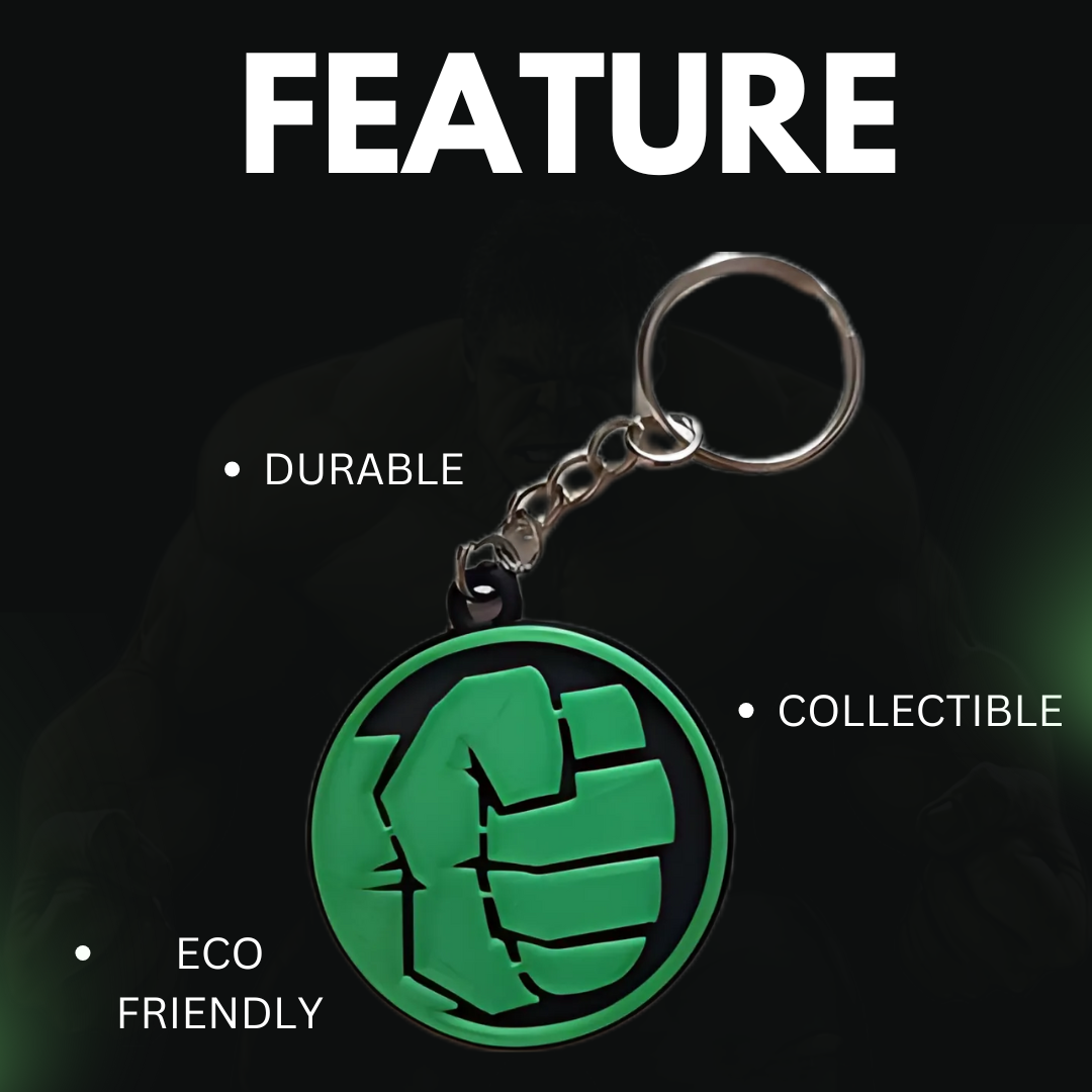Hulk Keychain -- Avengers Smash Fist Miniature