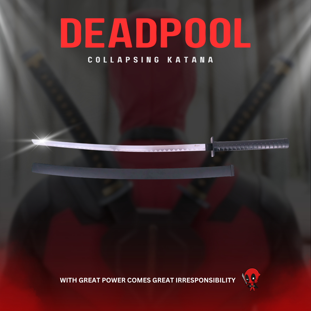 Deadpool Katana -- Dual Sword Replica Set