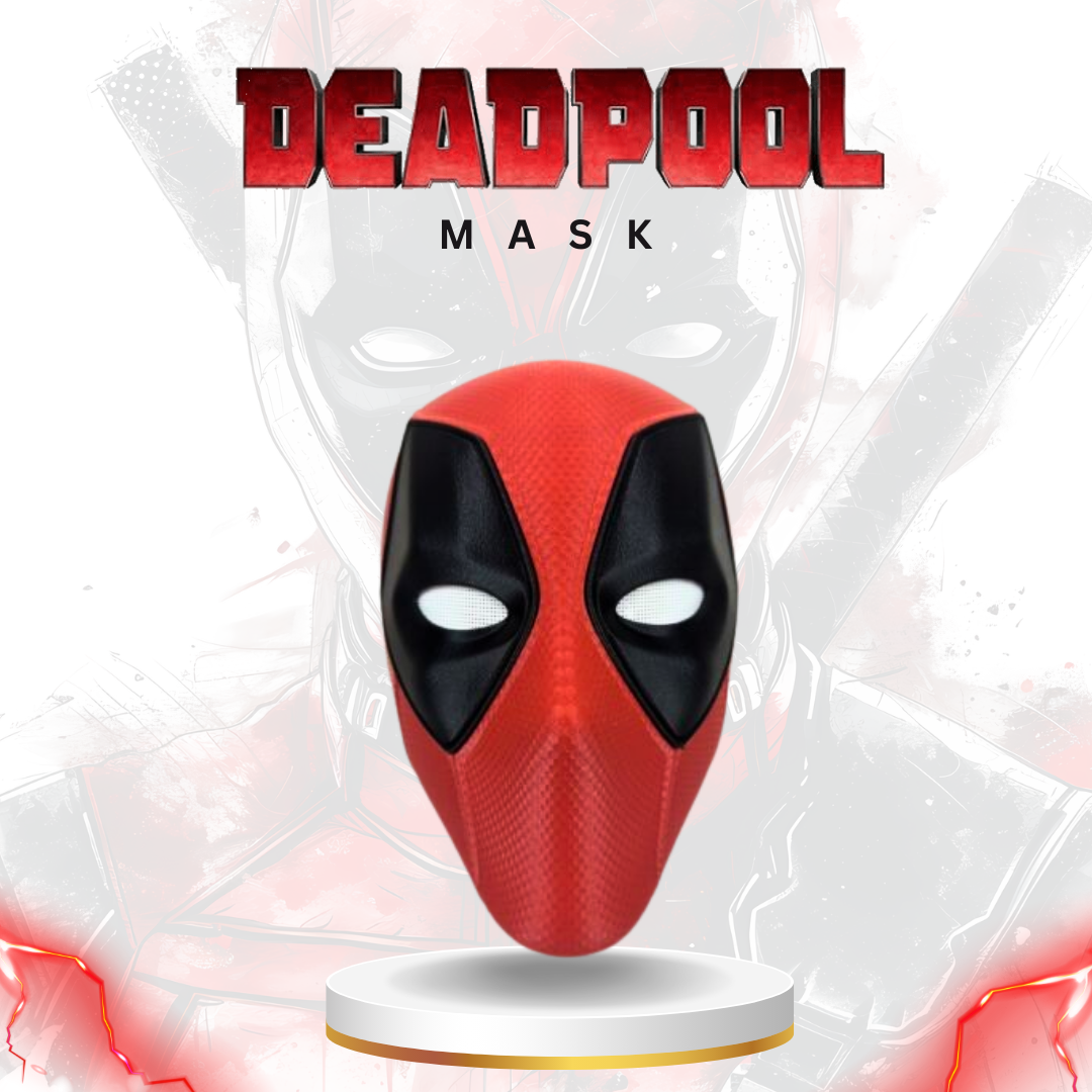 Deadpool Mask -- Full-Face Cosplay Helmet