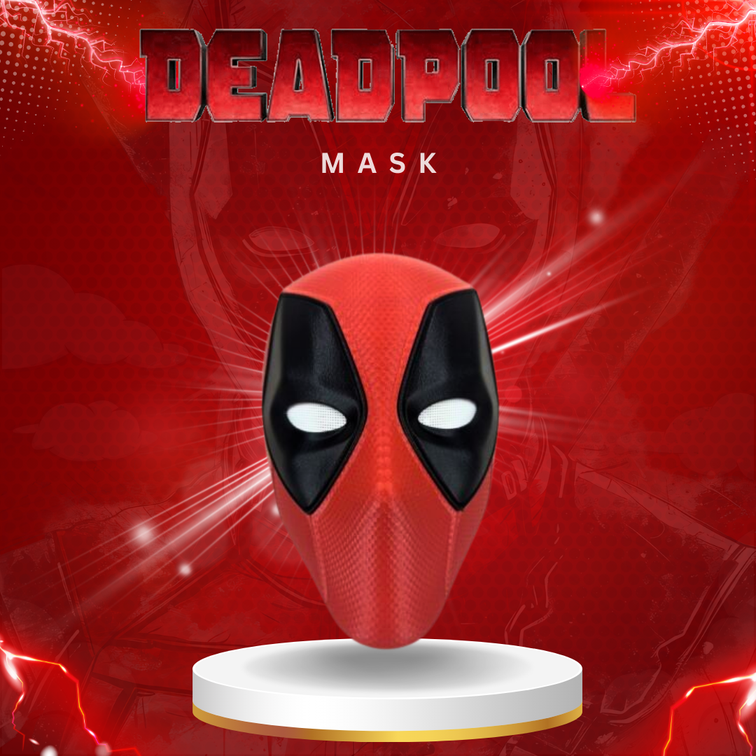 Deadpool Mask -- Full-Face Cosplay Helmet