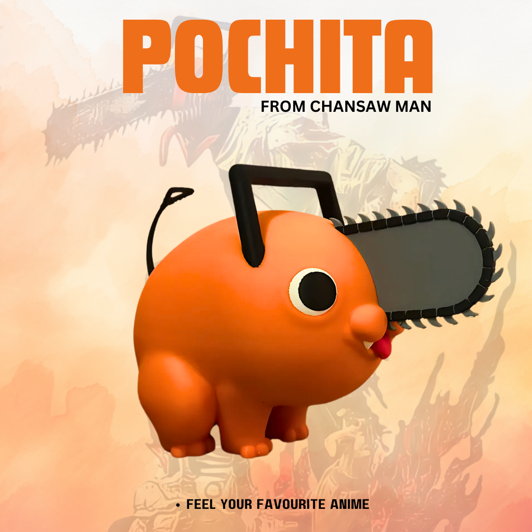 Pochita Figure – Chainsaw Man Plush & Collectible