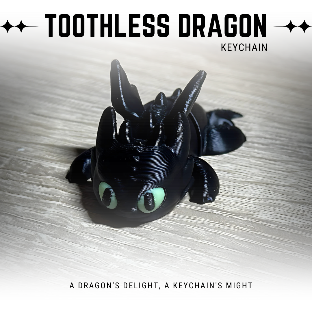 Toothless Dragon Figure – Night Fury Collectible Statue