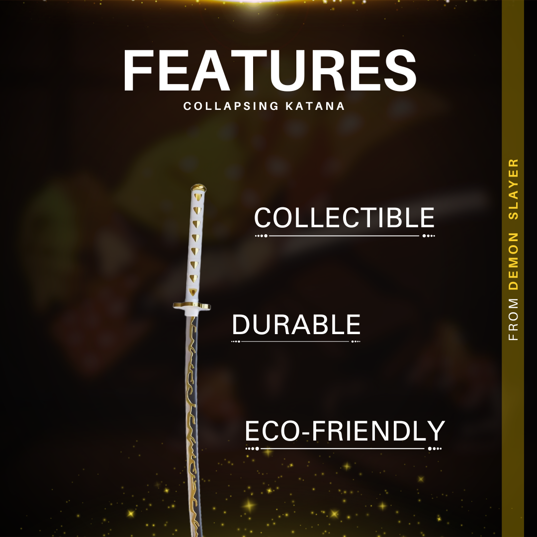 Zenitsu Agatsuma Nichirin Katana – Demon Slayer Replica