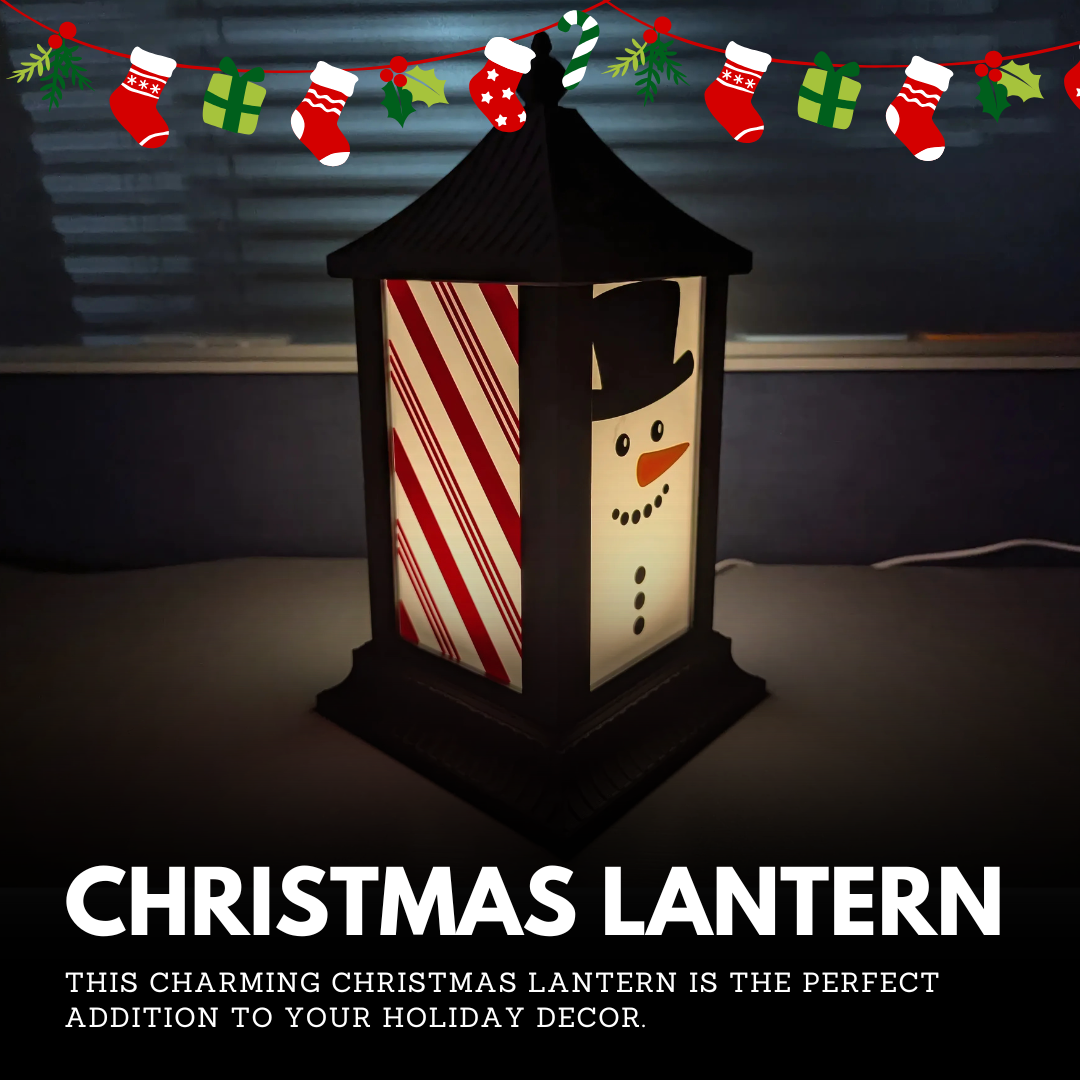 Christmas Lantern -- LED Festive Décor Light