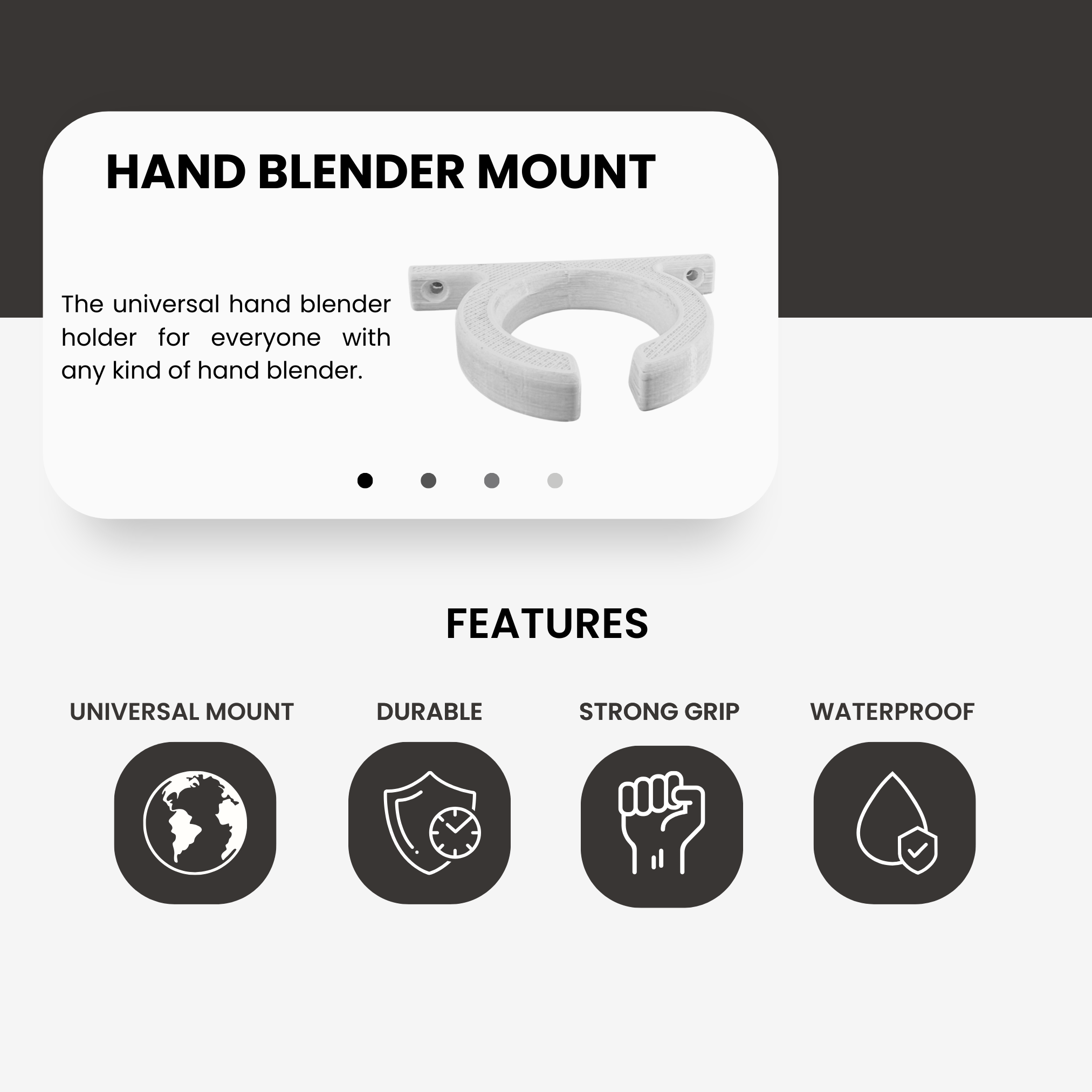 Universal HandBlender Mount 1.0