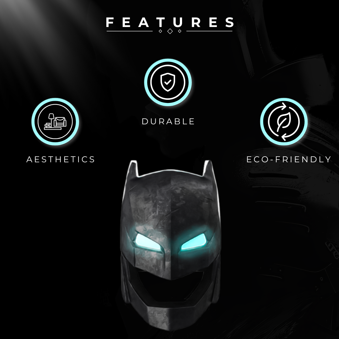 Batman Armored Mask -- Justice League Edition